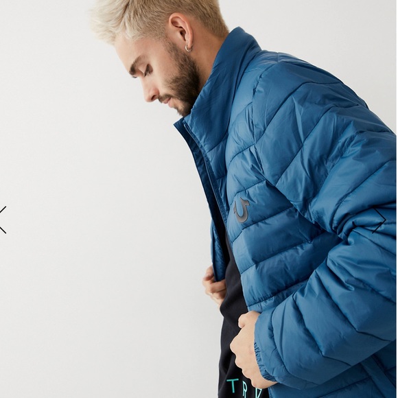 TRUE RELIGION WARM SLIM PUFFER JACKET - Picture 3 of 5